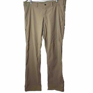 Eddie Bauer Pants Mens 38x33 Tan Travex Outdoors Hiking Fishing Golf Performance